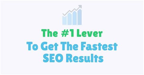 fastest seo results